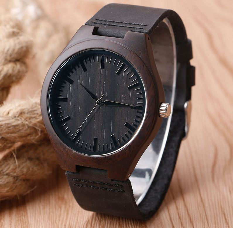 father son wooden watch