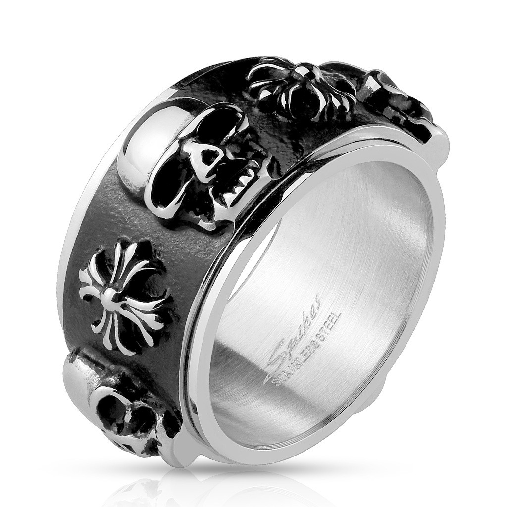 Personalized Skull and Celtic Crosses 