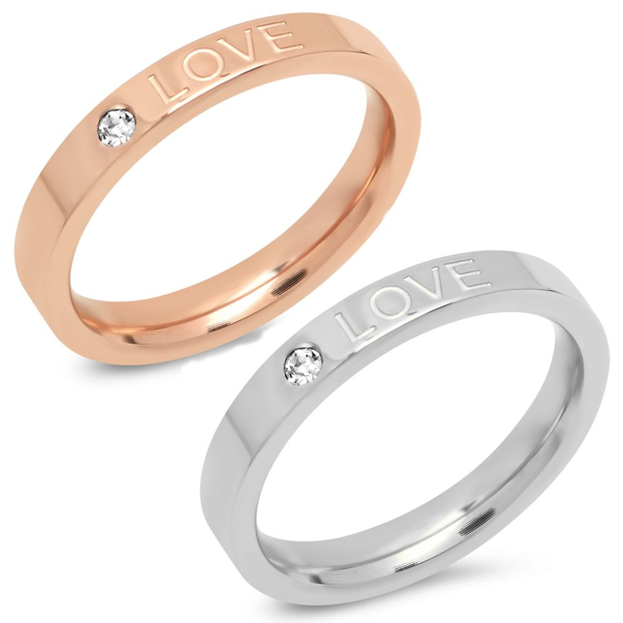 Real Love Couple Gold Ring Set Large CZ Zircon Gold Filled Wedding And  Engagement Rings For Men And Women From Mkhog, $15.82 | DHgate.Com