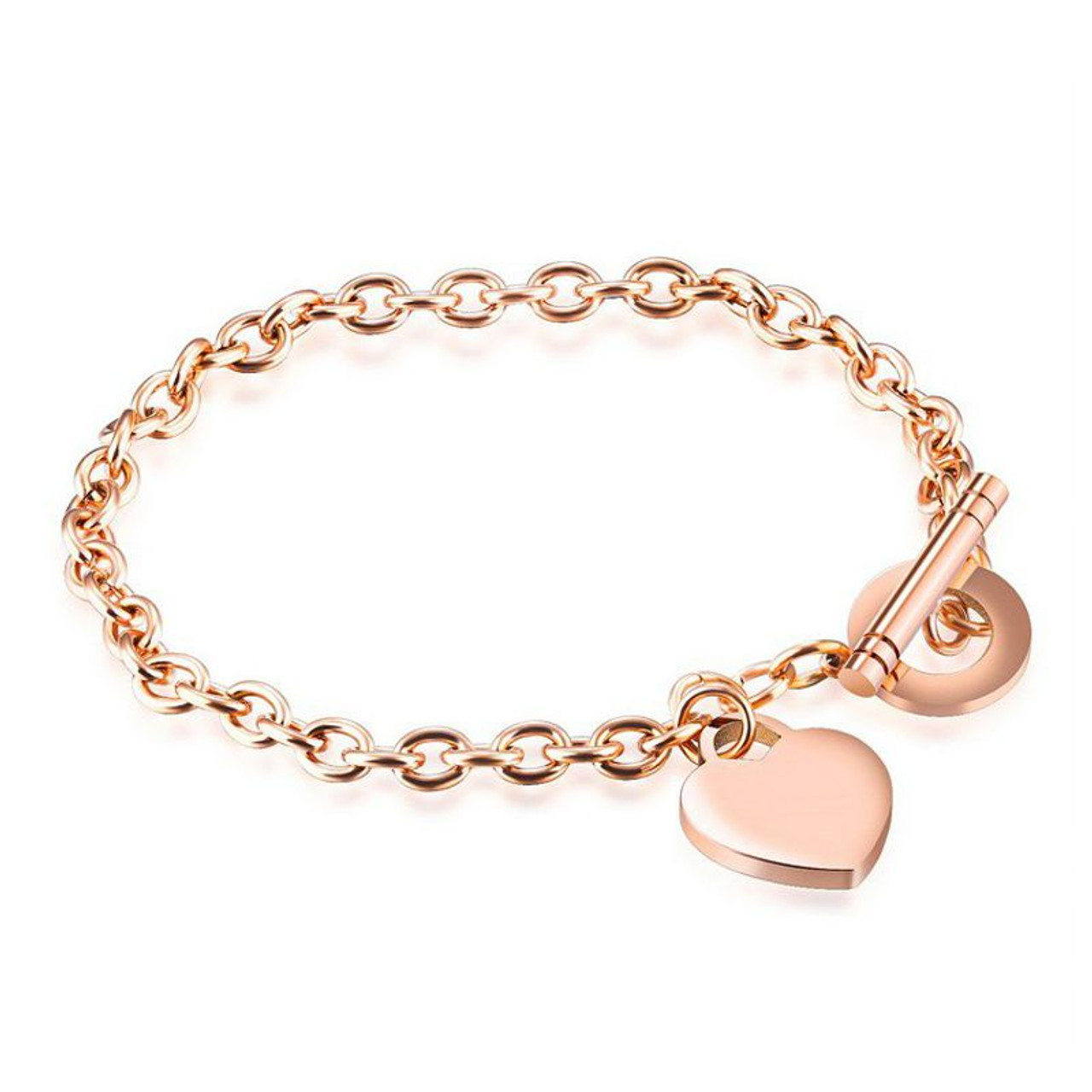 Personalized Stainless Steel Rose Gold 
