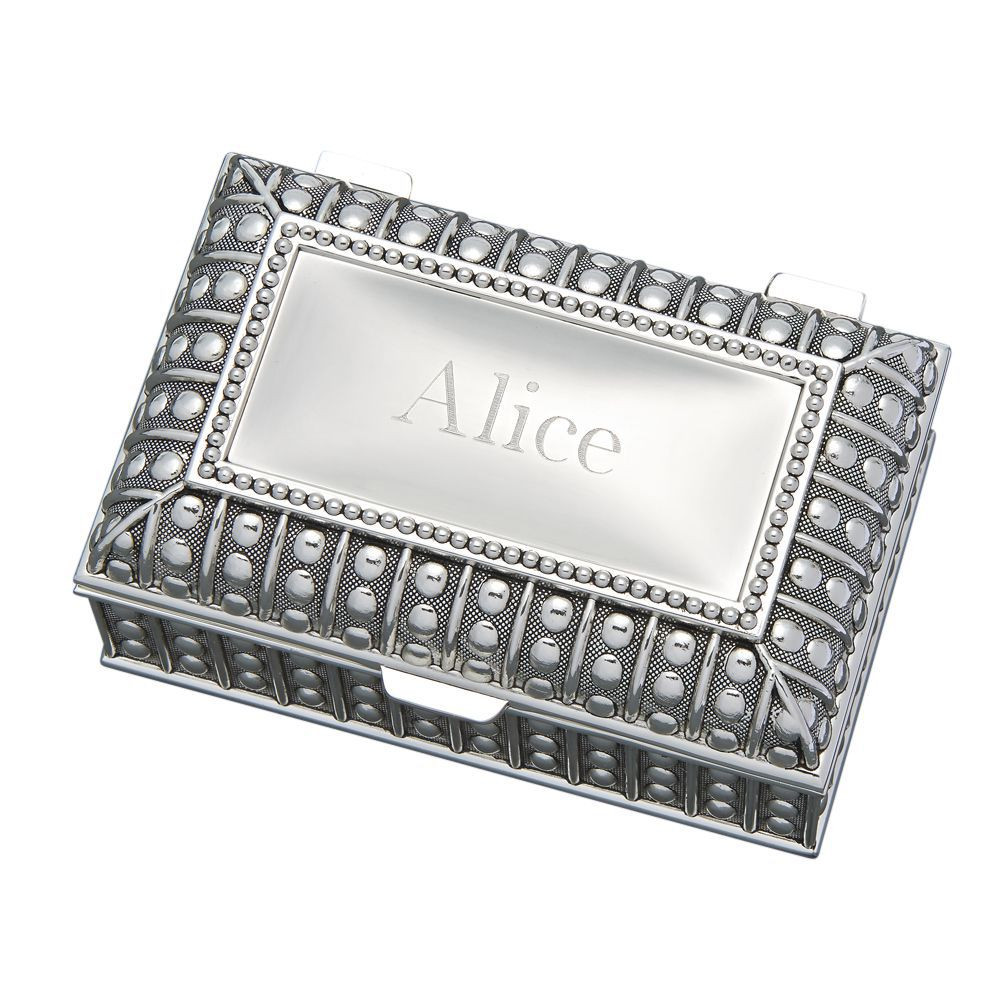 Personalized Rectangular Jewelry Box 