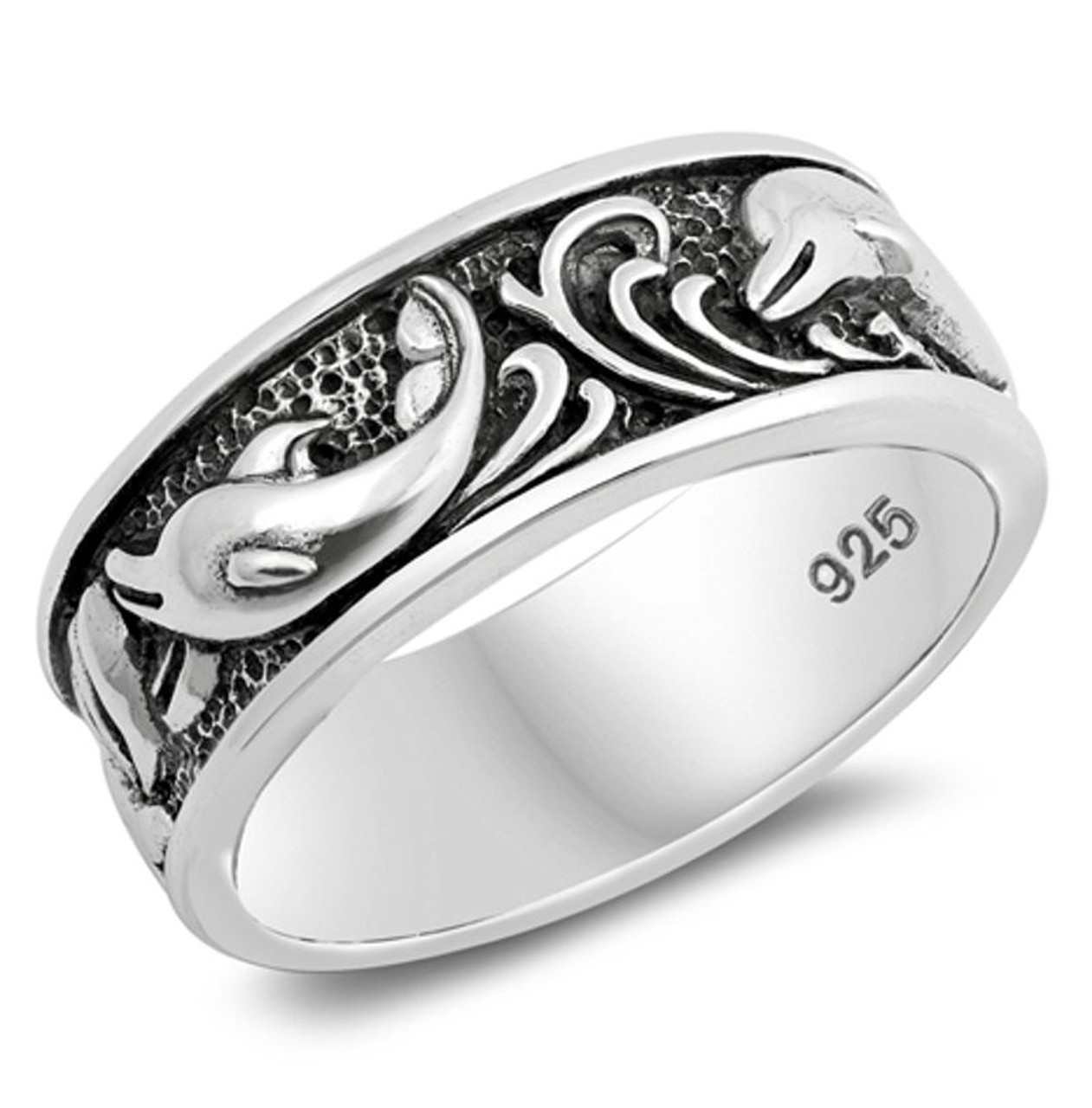 Two headed Dolphin Design Open Adjustable Ring Exquisite - Temu