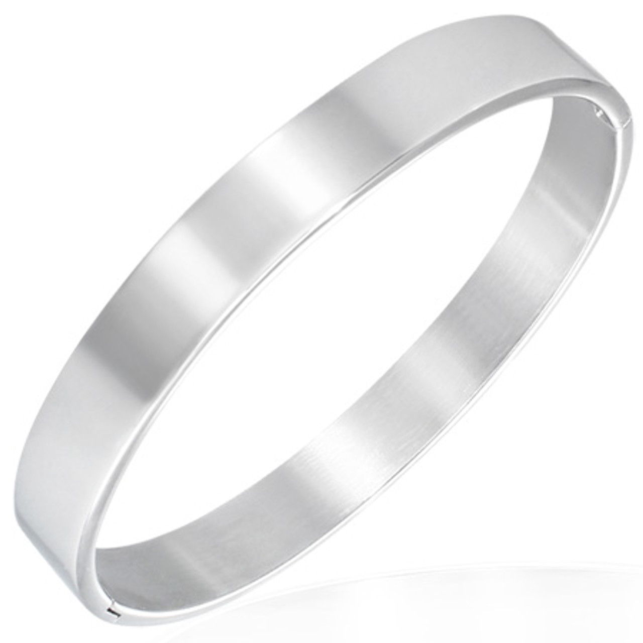 Brushed Stainless Steel Flat Ring Personalized Gift Item