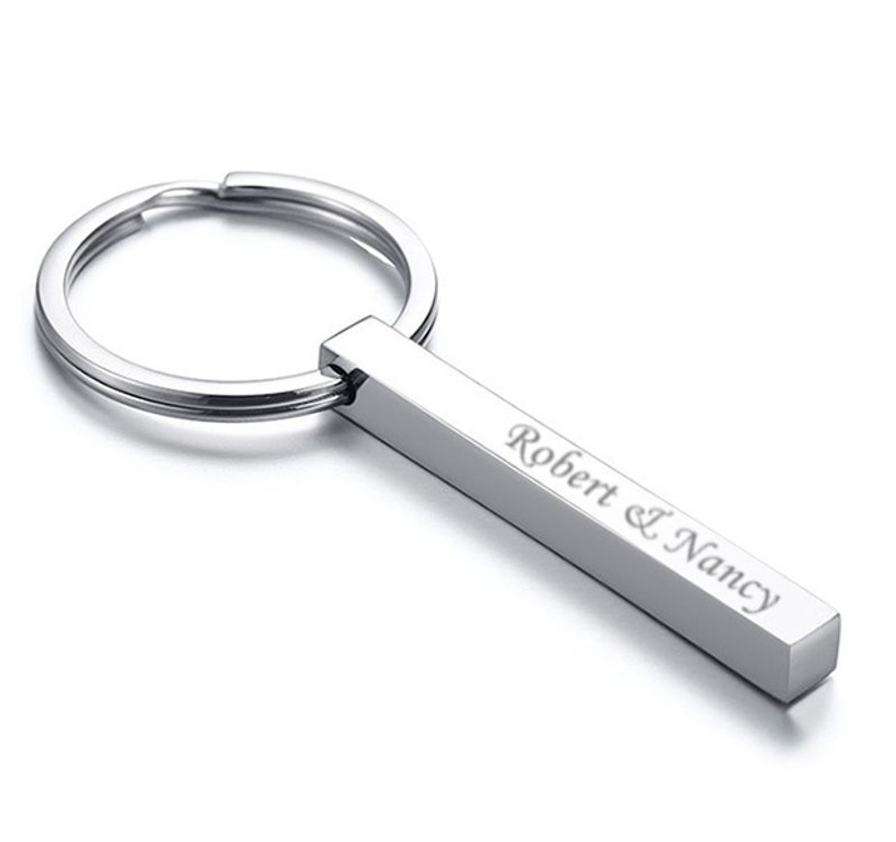 Build a Keychain, Stainless Steel Keychain, Personalized Keychain