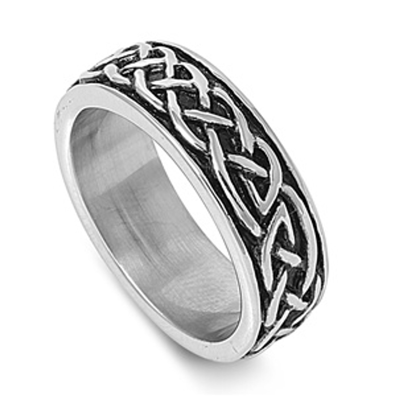 Stainless Steel Infinity Design Ring Personalized Gift Item