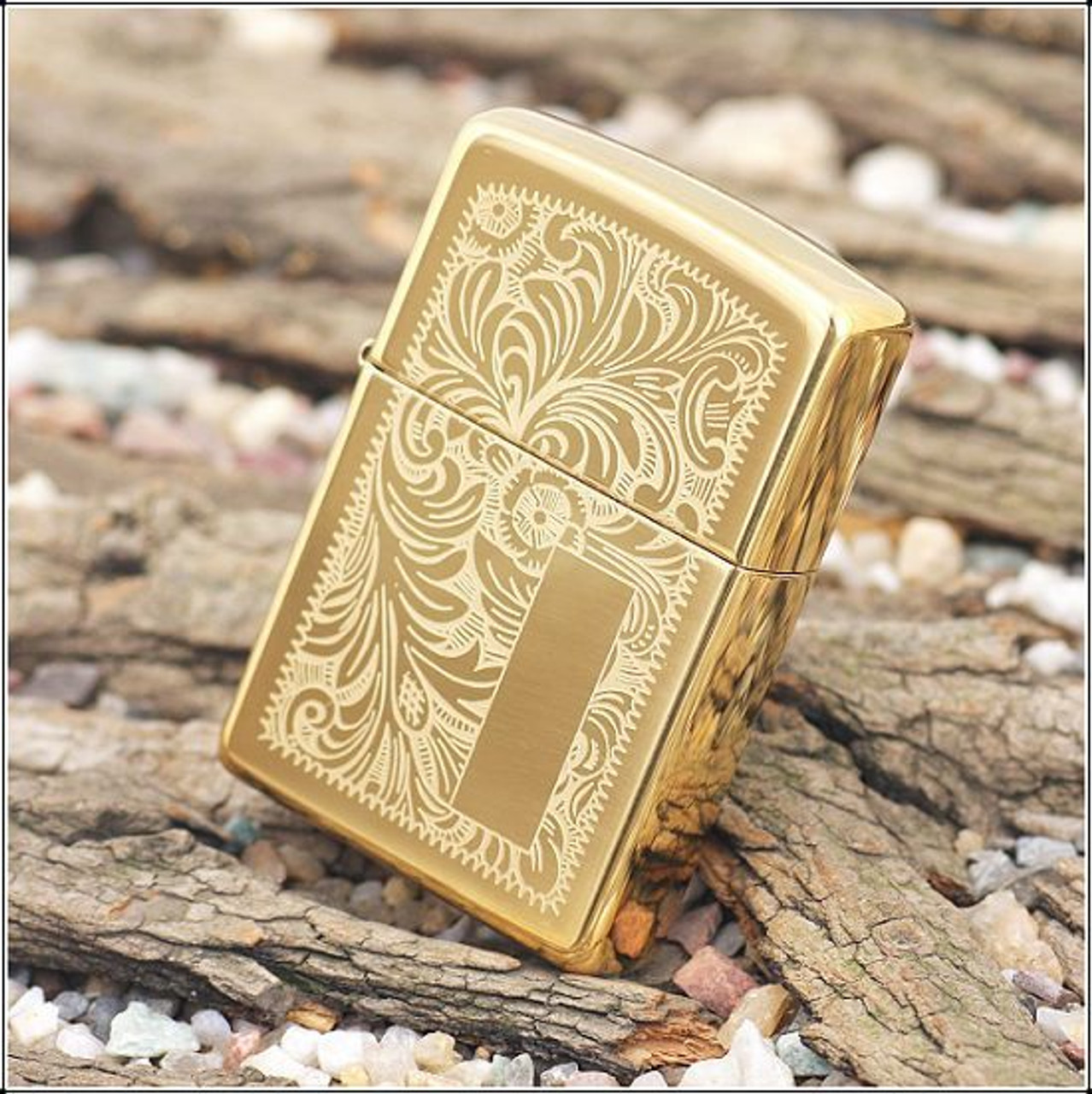 Zippo All-in-One Kit with Brushed Brass Windproof Lighter