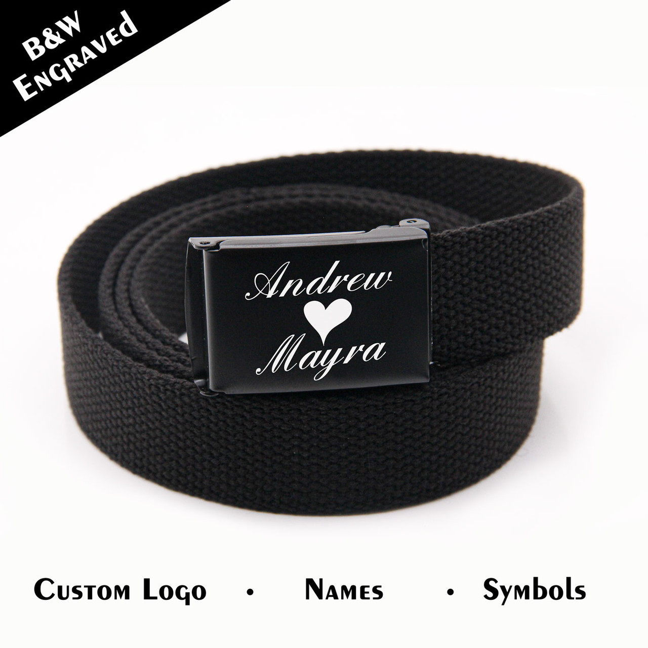 belt buckles with names on them