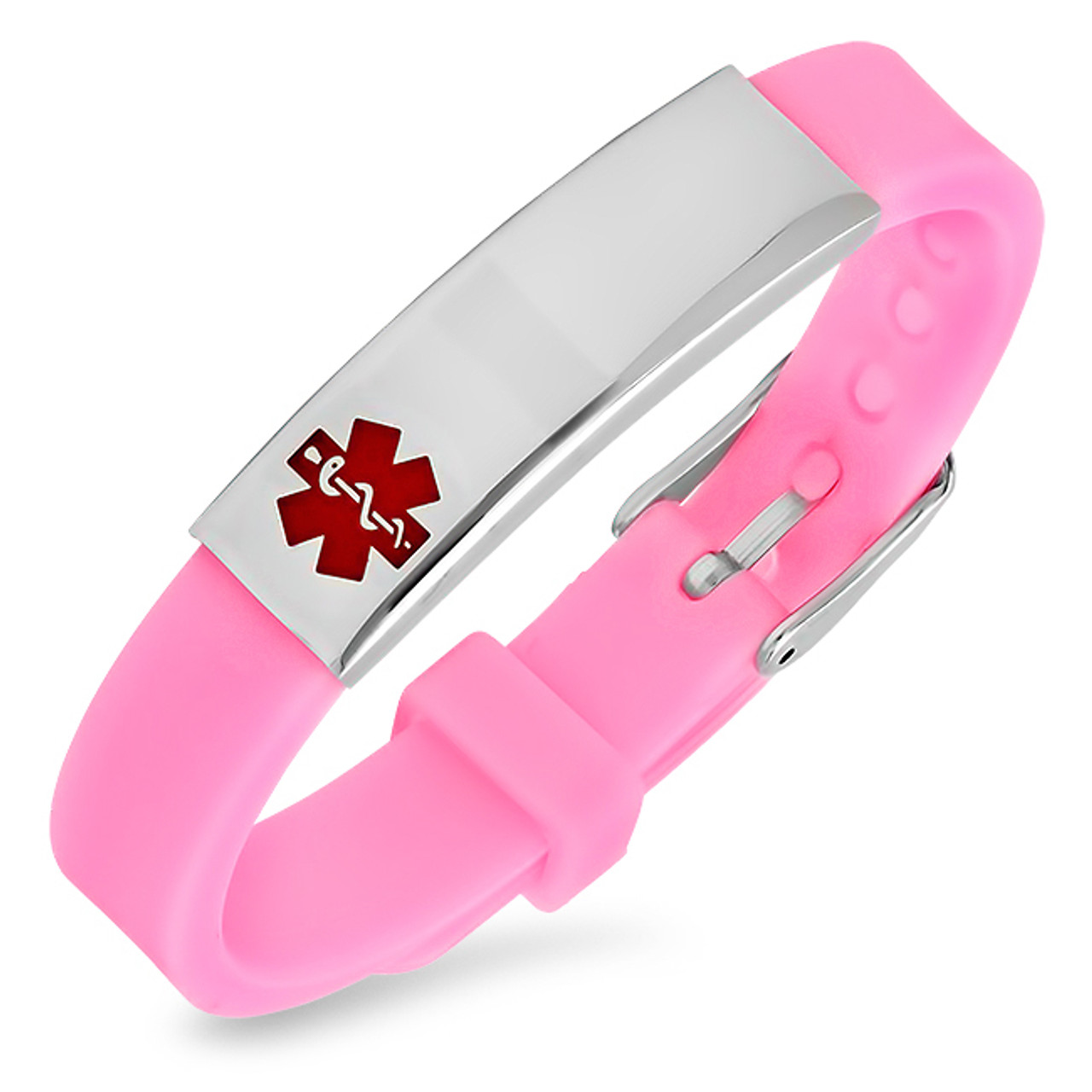 rubber medical bracelet