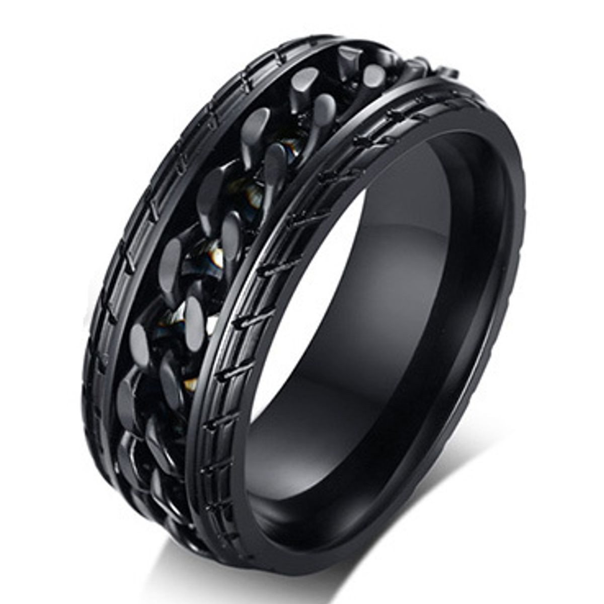 Curb Chain Band Ring In Sterling Silver, 8mm | David Yurman - Foto 8