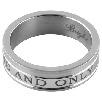 Personalized Stainless Steel Ring "My One And Only"