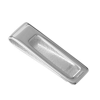 Solid Sterling Silver Dual Tone Money Clip -Free Engraving