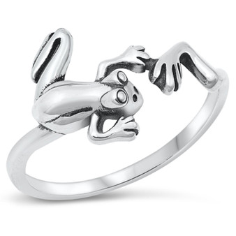 Sterling Silver Frog Ring