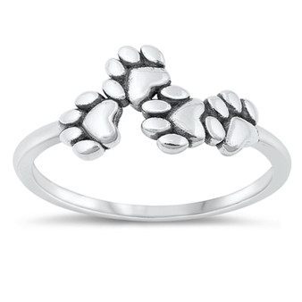 Paw Print Ring