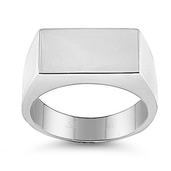 Personalized Stainless Steel Signet Ring