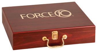 Personalized Rosewood Finish Executive Golf Gift Box Set