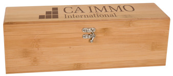 Bamboo Single Wine Box with Tools