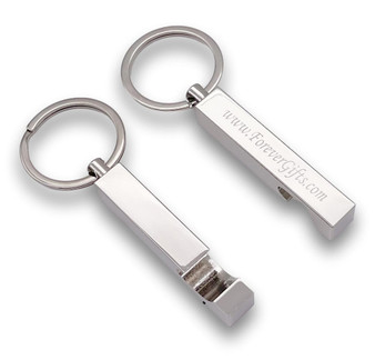 Custom Engraved Steel Tag with Key Charm Keychain – JewelryEveryday