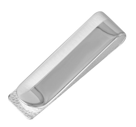 Solid Sterling Silver Dual Tone Money Clip Free Engraving - write a review