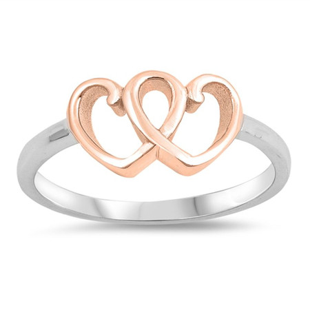 Buy Double Heart Ring | kasturidiamond