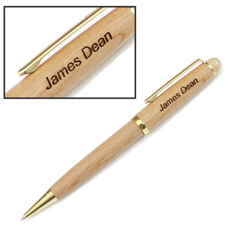 Personalized Maple Classic Twist Ballpoint Pen