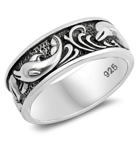 1pc Fashion Dolphin Design Cuff Ring For Women For Daily Decoration | SHEIN