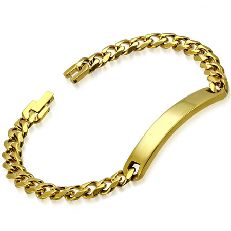 Shop 8mm Gold Cuban Link Bracelet 