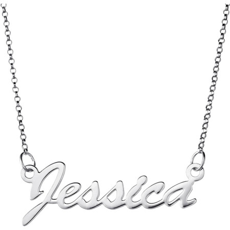 Sterling Silver Name Necklace Pendant 