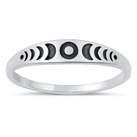 Moon Phased Ring