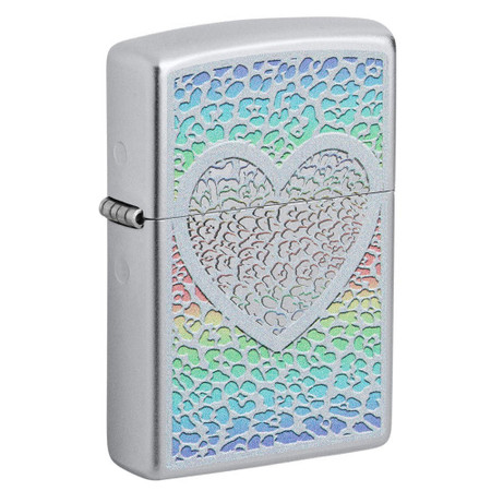 Zippo 3D Logo Design Black Ice® Windproof Lighter