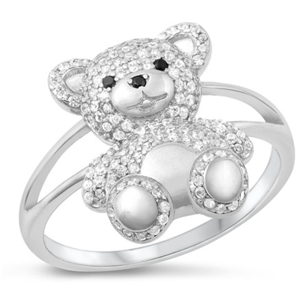 Moschino Gold Teddy Family Ring in Metallic | Lyst