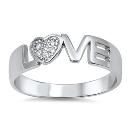 sterling silver love ring