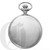 Polished Finish Stainless Steel Quartz Pocket Watch by Charles Hubert
