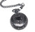 Personalized Quality Ice Black Pocket Watch with design