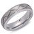 Personalized Tungsten Ring Beveled Edge