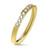 Personalized Stainless Steel Half Eternity Promise Ring