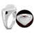 Personalized Stainless Steel Love Heart Signet Ring