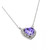 Quality .925 Sterling Silver Rhodium Plated Birthstone Pendant Necklace