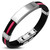 Personalized Rubber and Stainless Steel ID Bracelet