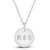 Personalized Quality Stainless Steel Small Round Pendant with Chain