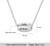 Personalized Stainless Steel Name Necklace Strip Pendant