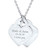 Quality Stainless Steel Double Heart Pendant Necklace 