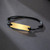 Personalized Quality Black Rope Adjustable ID Bracelet