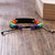 Personalized Quality Colorful Beads Black ID Bracelet