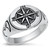 Personalized Compass Ring