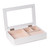 Personalized Quality White Kelly Jewelry Box