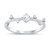 Personalized 925 Sterling Silver Cubic Zirconia Multi-Shape Ring