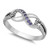 Amethyst Infinity Ring