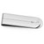 Stainless Steel Small Money clip with Cubic Zirconia