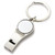 Personalized Chrome Whistle Key Chain