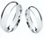 Personalized Sterling Silver Wedding Band Ring Set